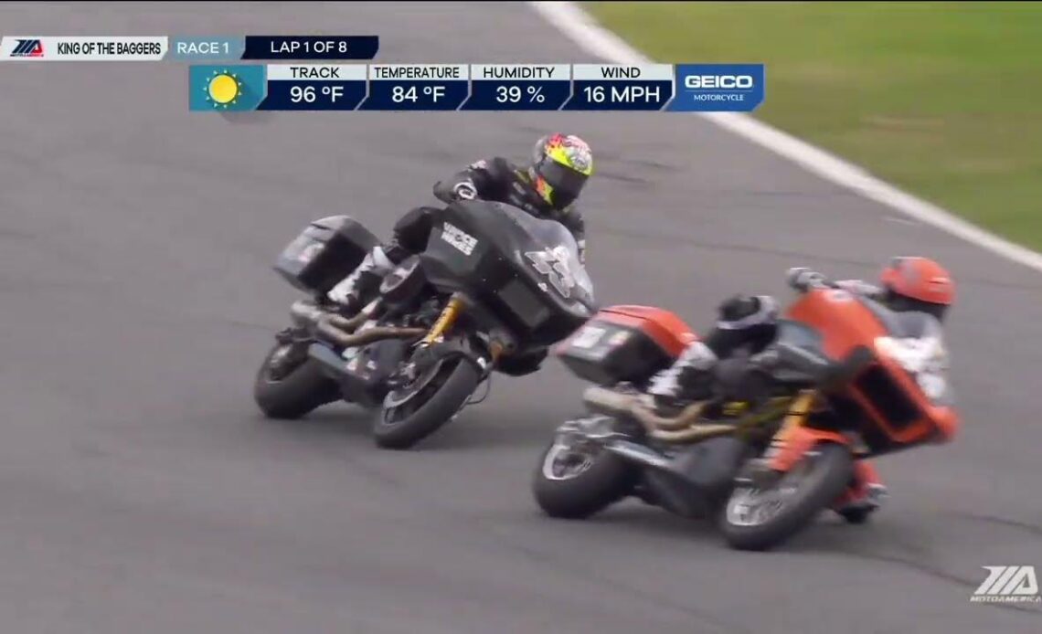 MotoAmerica Mission King of the Baggers Race 1 Highlights at Daytona 2023