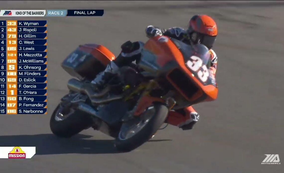 MotoAmerica Mission King of the Baggers Race 2 Highlights at Daytona 2023