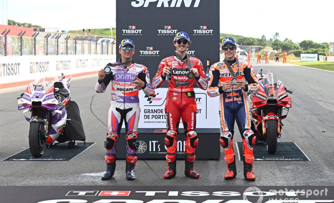 Jorge Martin, Pramac Racing, Francesco Bagnaia, Ducati Team, Marc Marquez, Repsol Honda Team