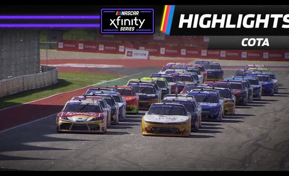 NASCAR Xfinity Series race is underway at Circuit of The Americas
