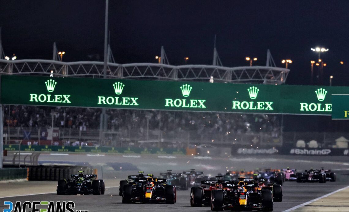 Race start, Bahrain International Circuit, 2023