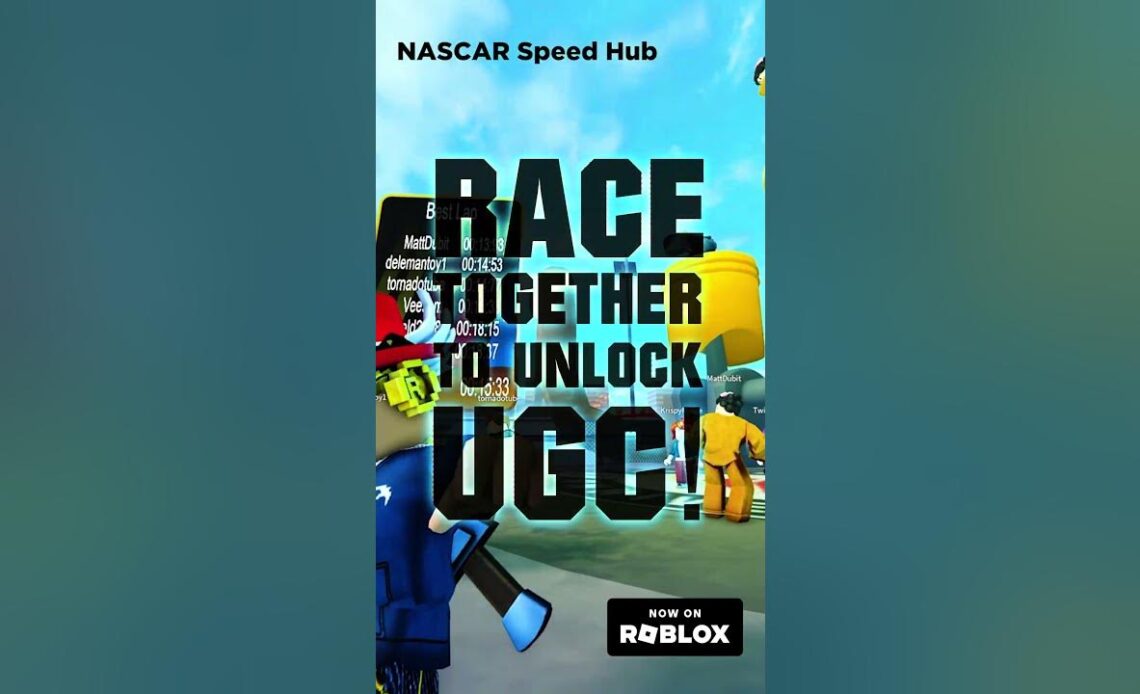 The NASCAR Speed Hub is live on #Roblox #shorts