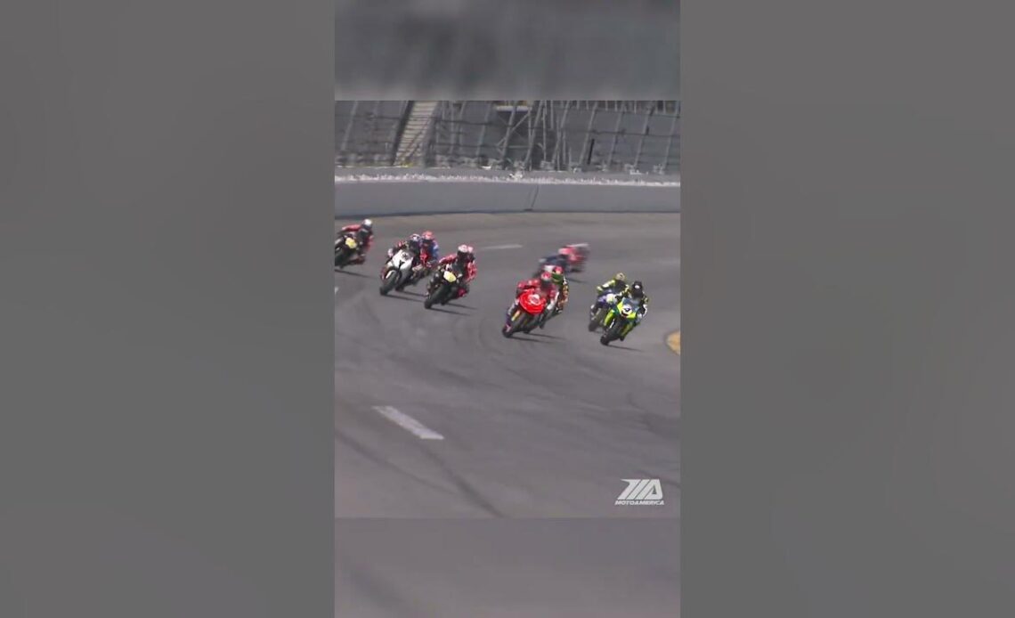 The top-12 fastest riders took part in the Time Attack at Daytona today. #shorts #motorcycle #racer