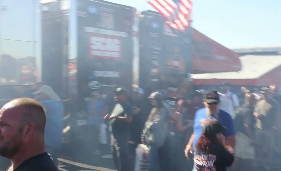 Tim Wilkerson and a huge cloud of Nitro, Funny Car, Warm Up, Arizona Nationals, Wild Horse Pass Moto