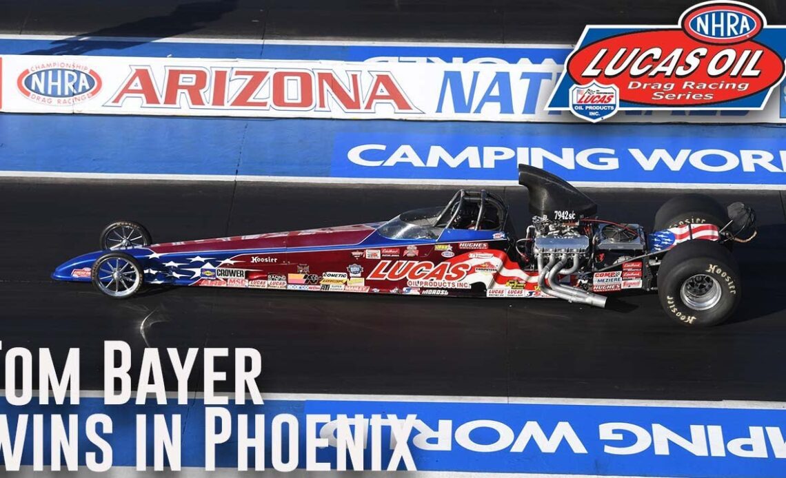 Tom Bayer wins Super Comp at NHRA Arizona Nationals