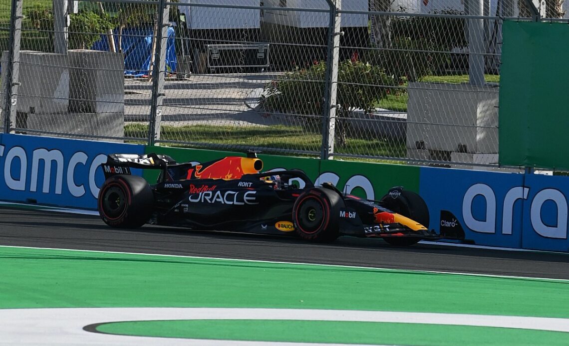 Verstappen tops first F1 practice from Perez, Alonso