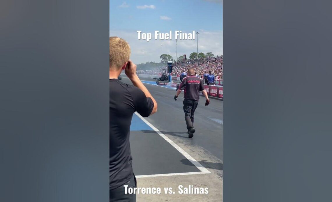 What a Race! Side-by-Side Top Fuel Dragster Final!