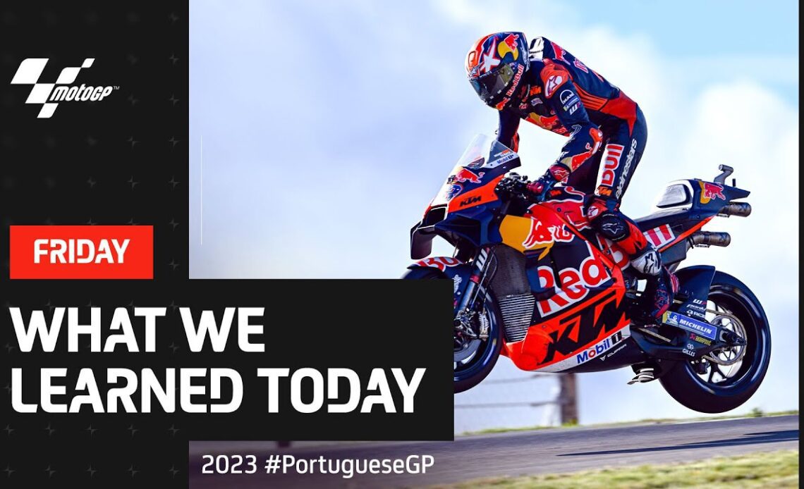 What we learned on Friday 🔍 | 2023 #PortugueseGP