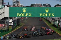 Race start, Albert Park, 2022