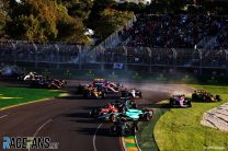 Race restart, Albert Park, 2023