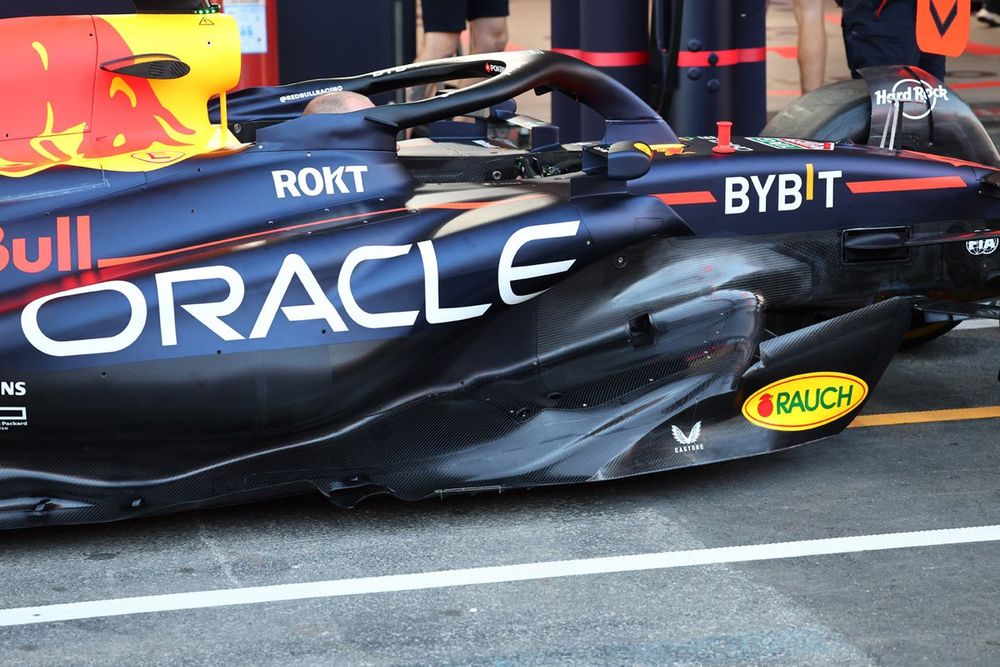 Red Bull Racing RB19 side detail