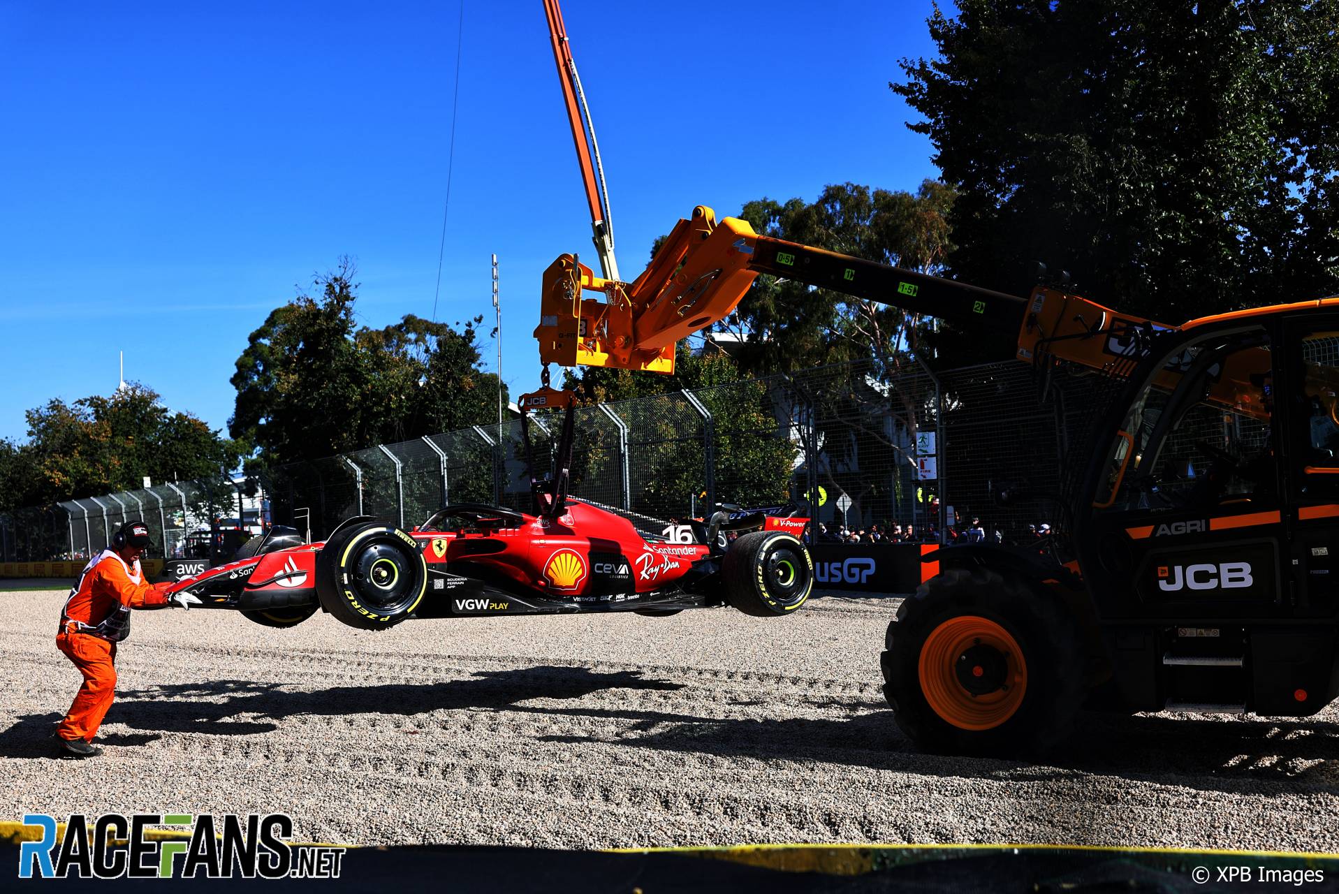 Charles Leclerc, Ferrari, Albert Park, 2022