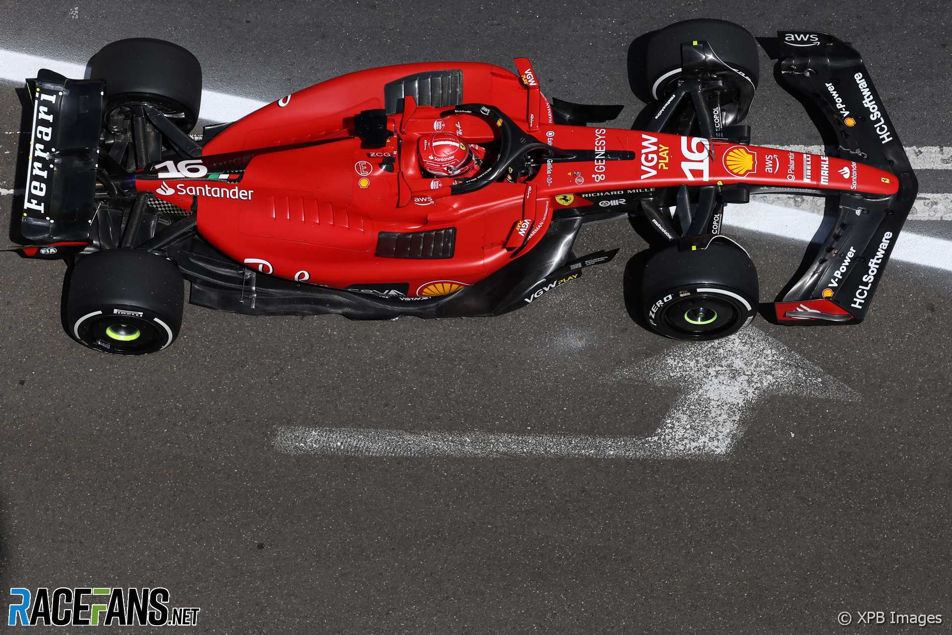 Charles Leclerc, Ferrari, Baku City Circuit, 2023