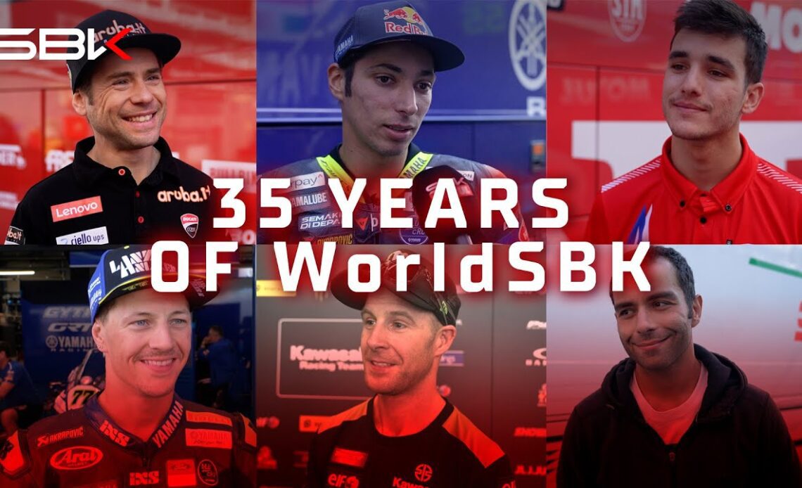 35 years of EXCITEMENT 🏁 | Riders' first #WorldSBK memory 💭