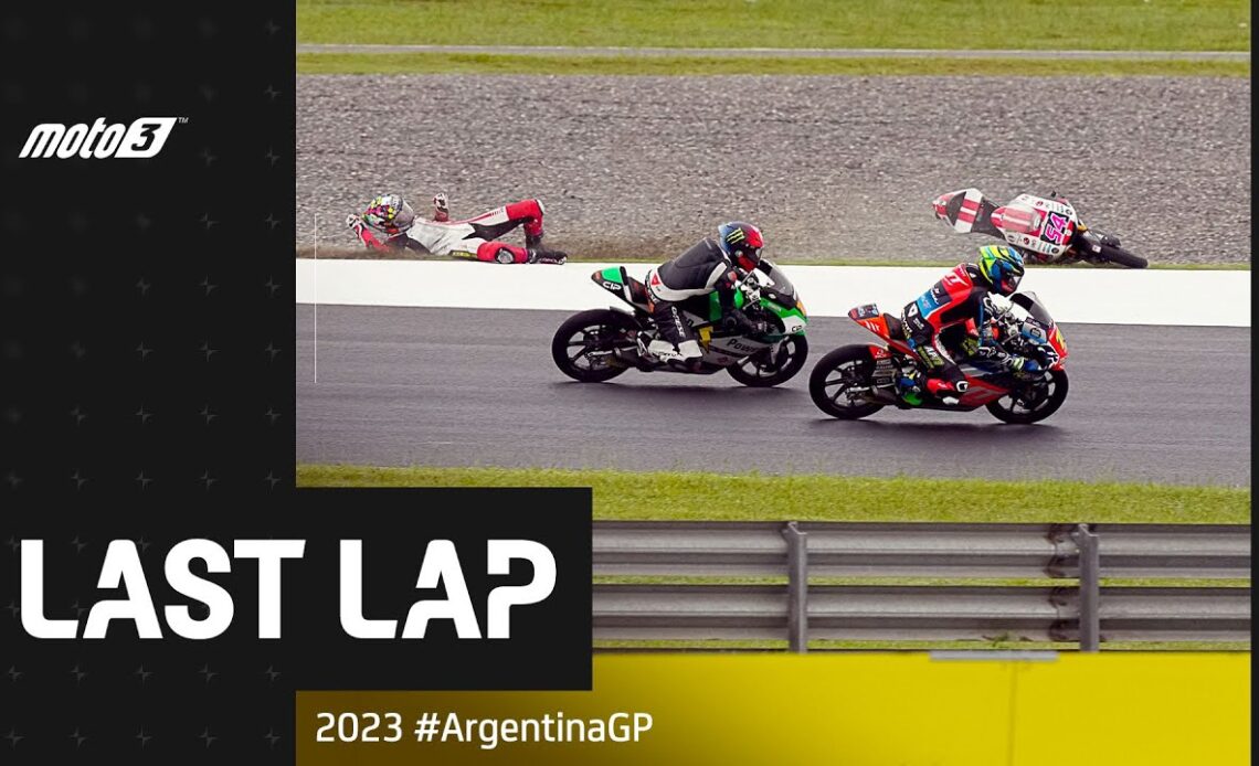 A last-lap royal rumble in #Moto3! 👊 | 2023 #ArgentinaGP 🇦🇷