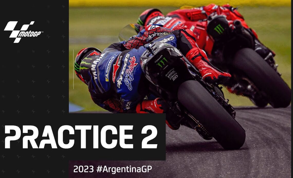 Aleix flies in Termas! ✊ | Last 5 minutes of MotoGP™ P2 - 2023 #ArgentinaGP