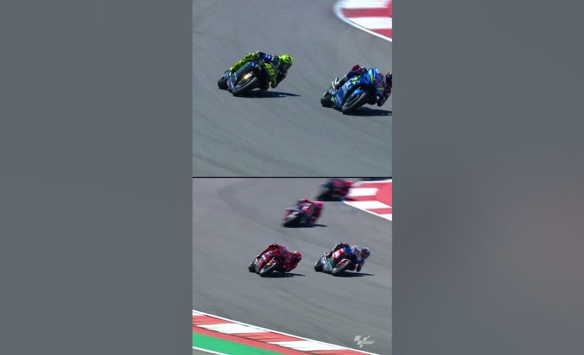 Alex Rins replicates his own overtake four years later! 🤯 | 2023 #AmericasGP 🇺🇸
