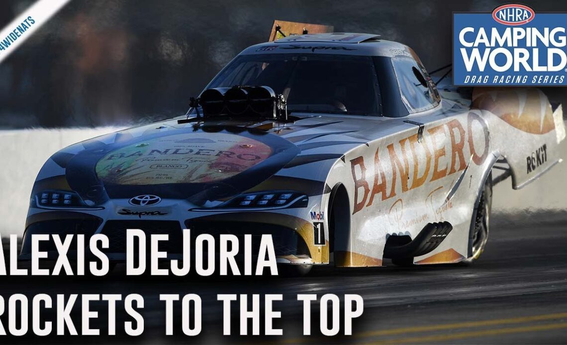 Alexis DeJoria rockets to the top in Charlotte