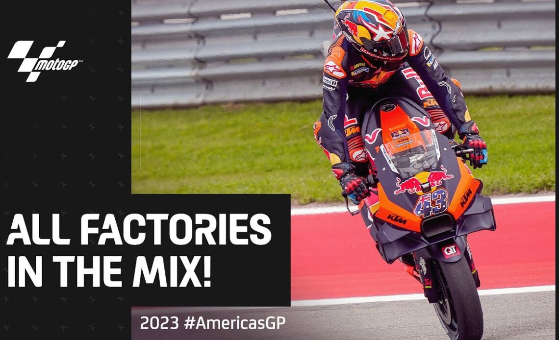 All factories in the mix! 💪 | What We Learned on Friday at the 2023 #AmericasGP 🇺🇸