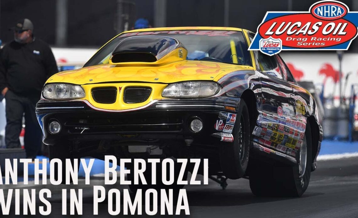 Anthony Bertozzi wins Super Stock at Lucas Oil NHRA Winternationals