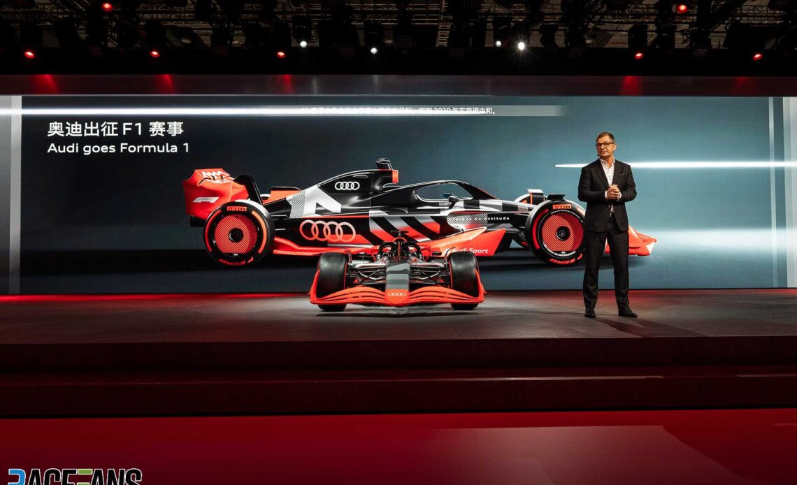 Audi begins F1 engine development and aims to run full hybrid unit this year · RaceFans