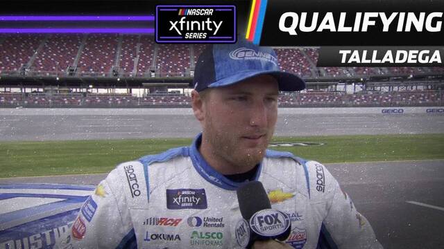 Austin Hill beats the pack to take pole at Talladega