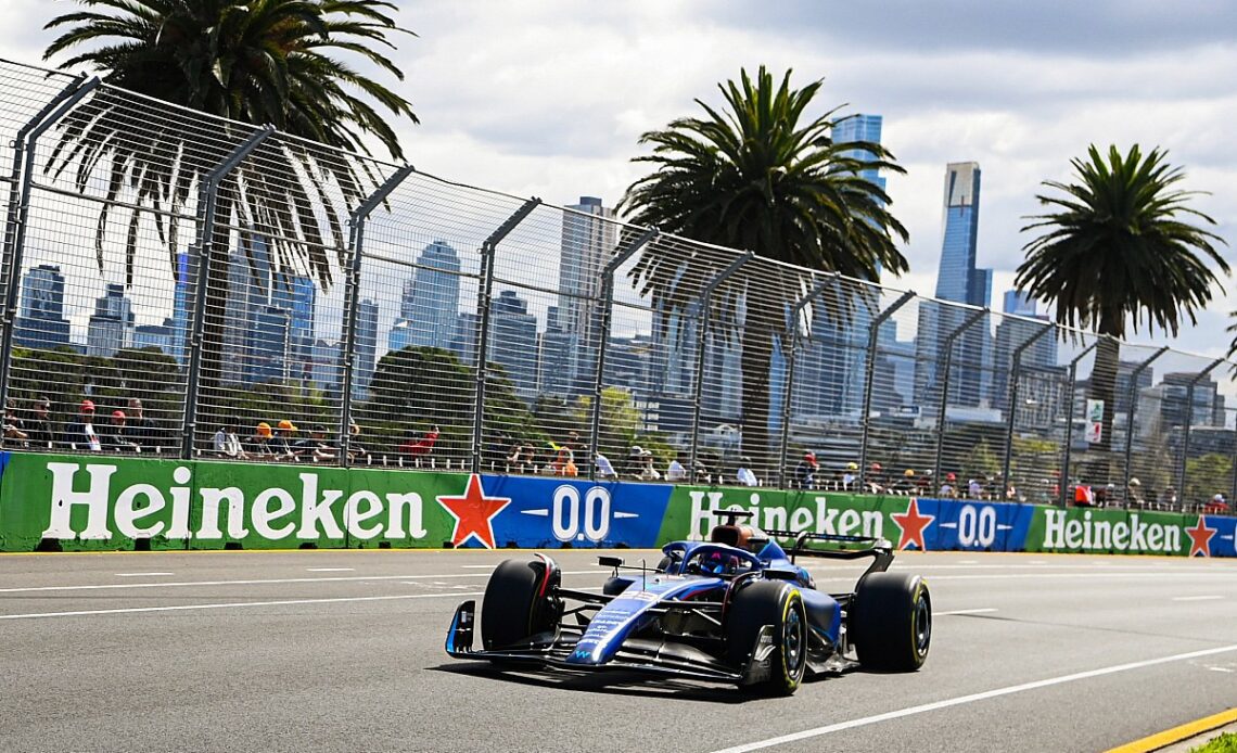 Australian GP red-flagged after Albon accident