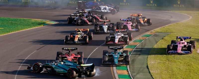 Australian Grand Prix spectator cut by flying car debris