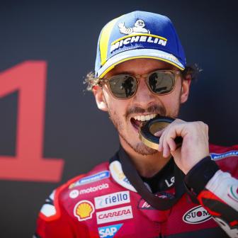 Bagnaia lights up Social Media