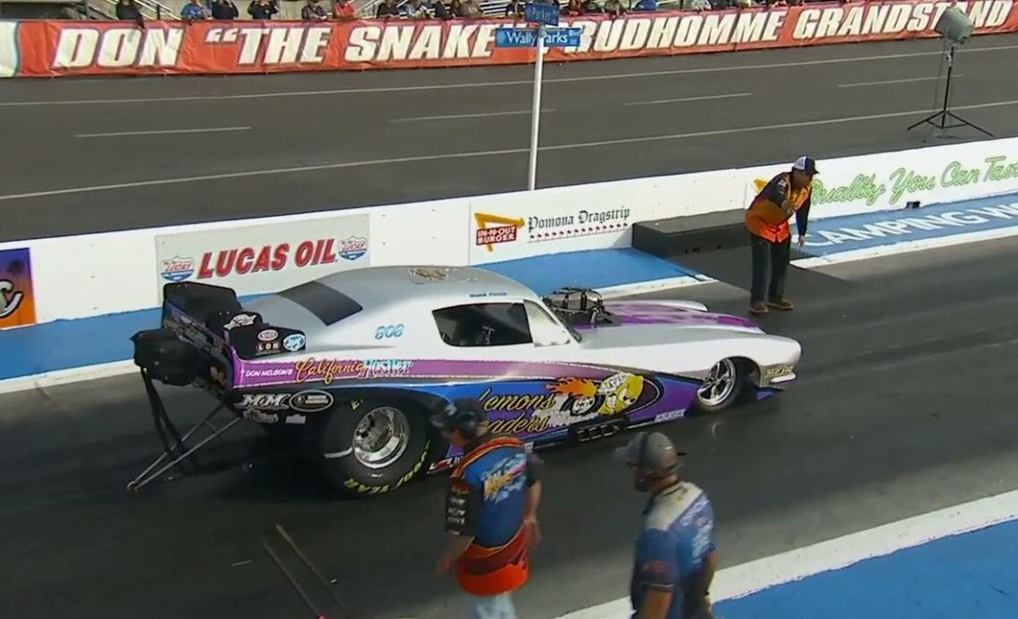 Billy Morris, Kamaka Pocock, Nostalgia Funny Car, Qualifying Rnd 2, Lucas Oil Winter Nationals, In N