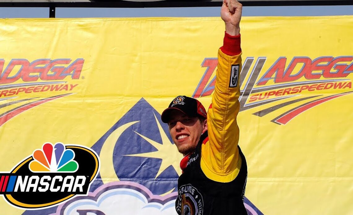 Brad Keselowski's first Sprint Cup win | NASCAR 75th Anniversary Moments | Motorsports on NBC