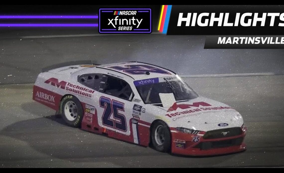 Brett Moffitt spins from 14th at Martinsville