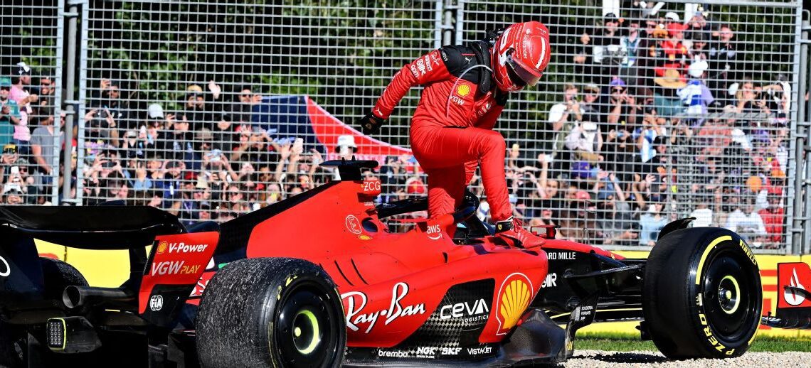 Charles Leclerc crash, Carlos Sainz penalty cap off dismal weekend for Ferrari