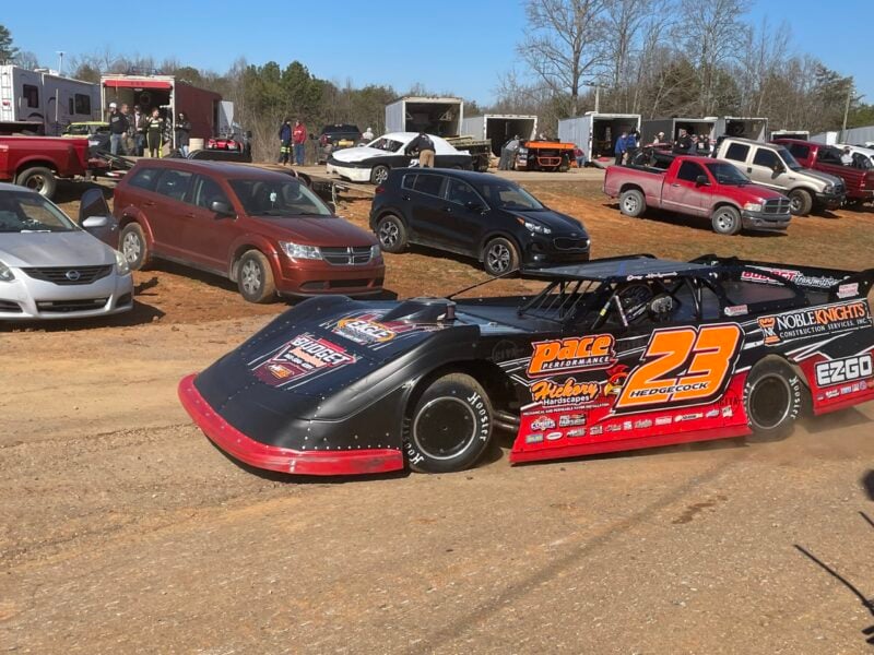 Cory Hedgecock at 411 Motor Speedway