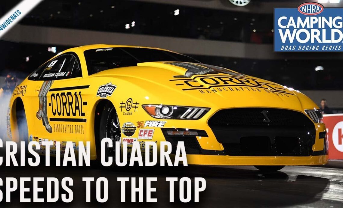 Cristian Cuadra speeds to top spot at #4widenats