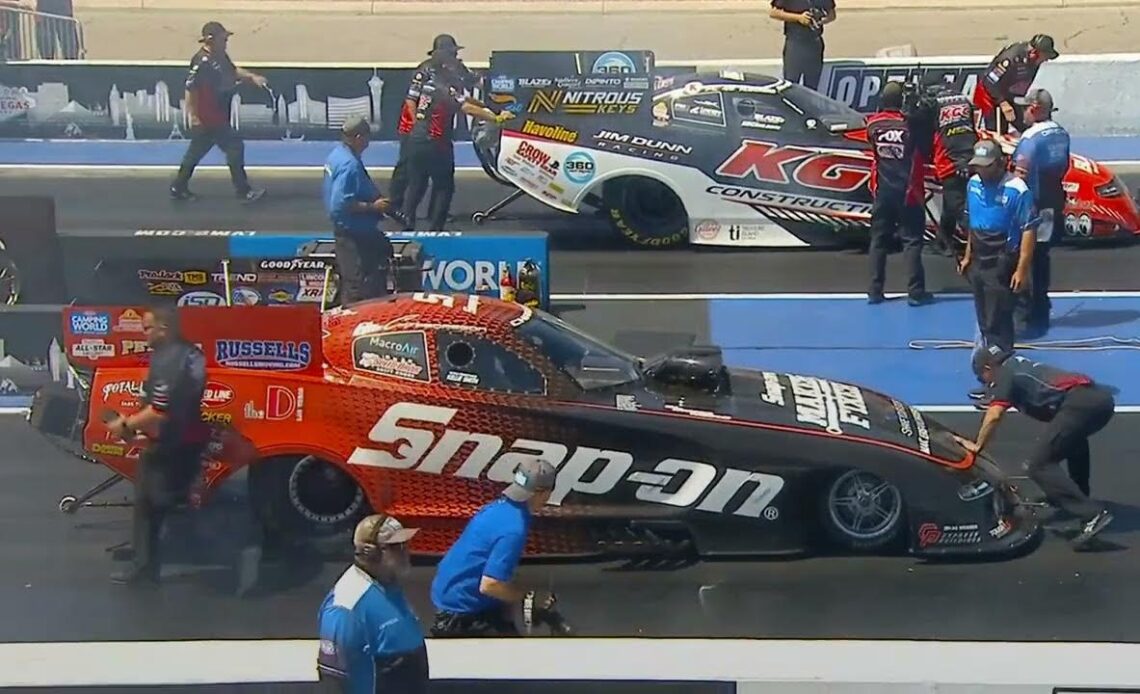 Cruz Pedregon Alex Laughlin, Terry Haddock, Blake Alexander, John Collins, Funny Car, Qualifying Rnd