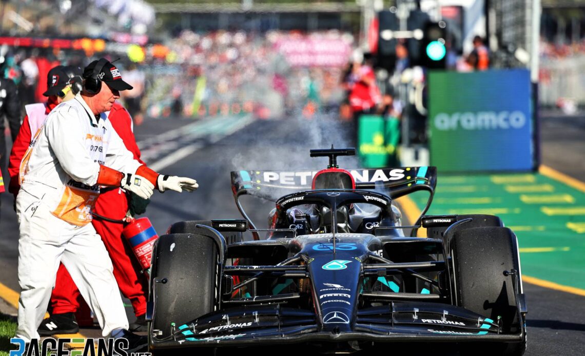 George Russell, Mercedes, Albert Park, 2023