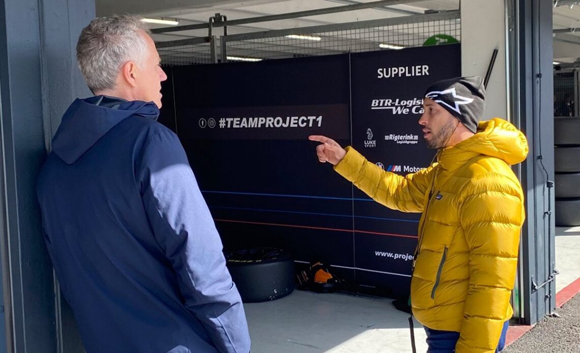 Andrea Dovizioso, Project 1, BMW M4 GT3, Hockenheim testing
