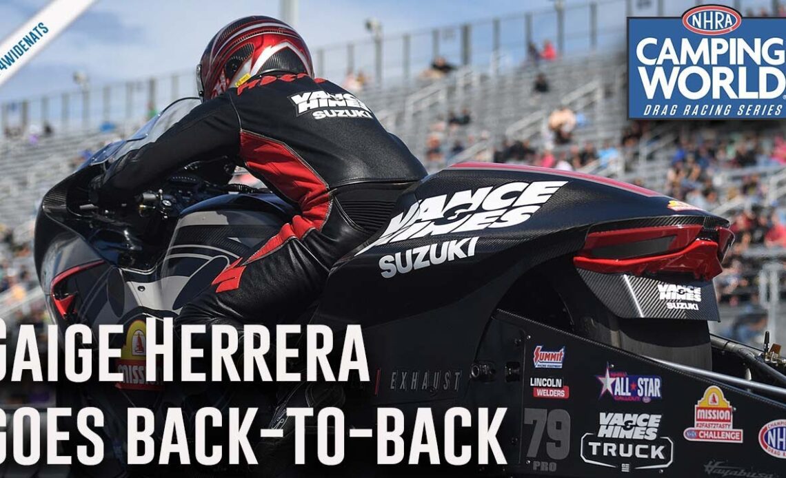 Gaige Herrera goes back-to-back with win in Charlotte