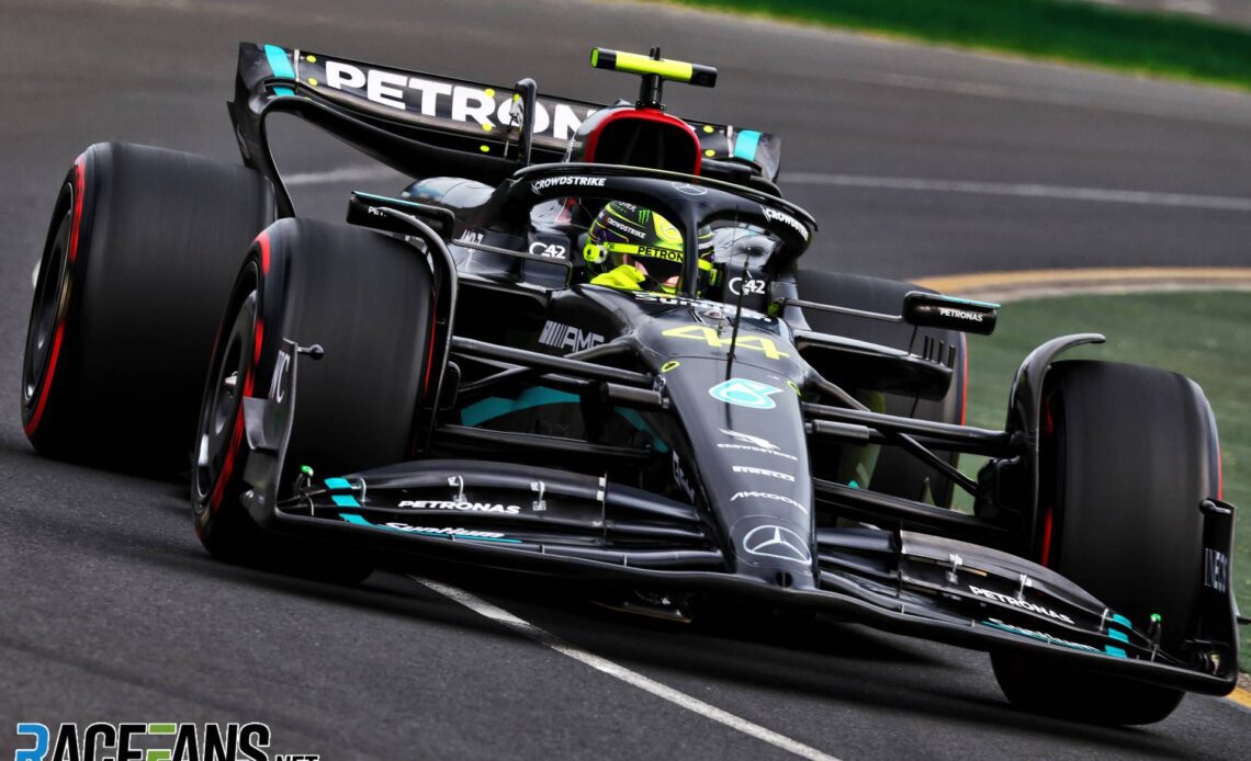 Lewis Hamilton, Mercedes, Albert Park, 2023