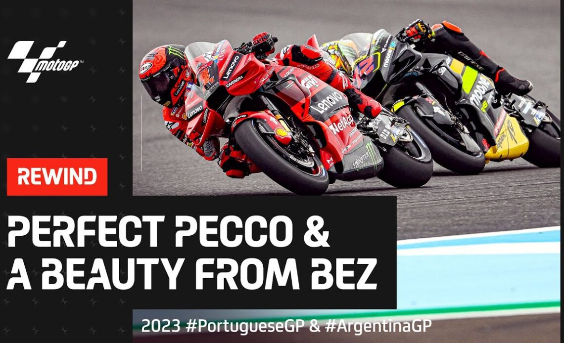 How MotoGP™ sprinted into 2023 🔙 | REWIND - #PortugueseGP 🇵🇹 & #ArgentinaGP 🇦🇷