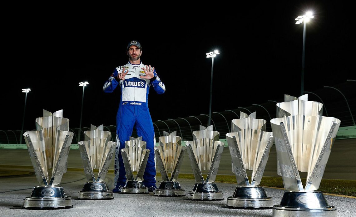 Jimmie Johnson named to Motorsports Hall of Fame of America