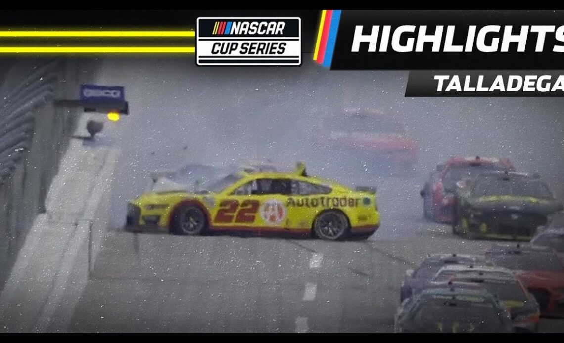 Joey Logano, Corey LaJoie wreck in the closing laps at Talladega | NASCAR