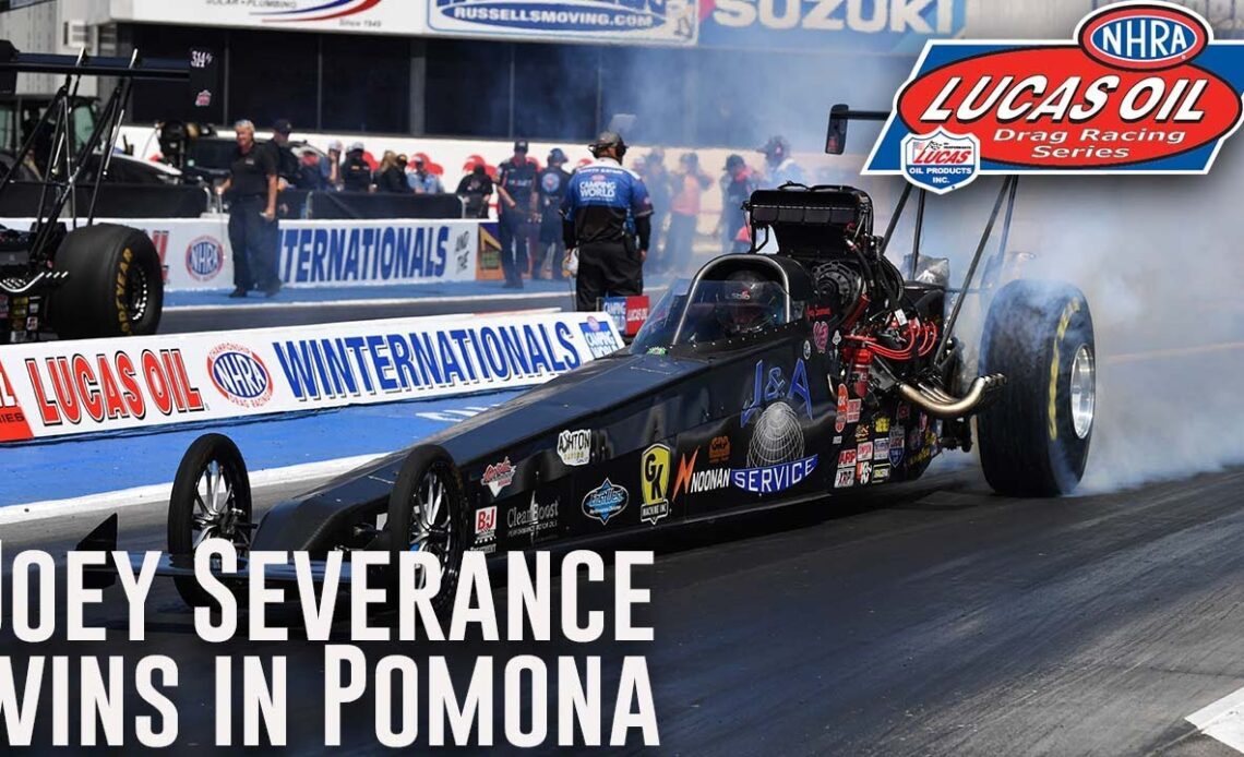 Joey Severance wins Top Alcohol Dragster at Lucas Oil NHRA Winternationals