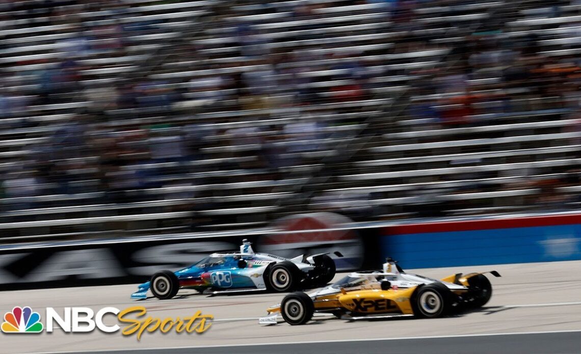 Josef Newgarden, Scott McLaughlin talk 2022 Texas Motor Speedway finish | Motorsports on NBC