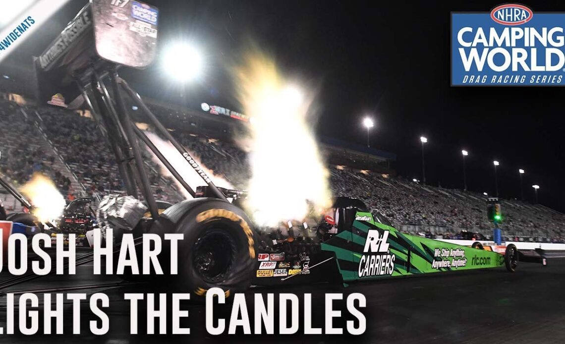 Josh Hart lights the candles Friday in Charlotte