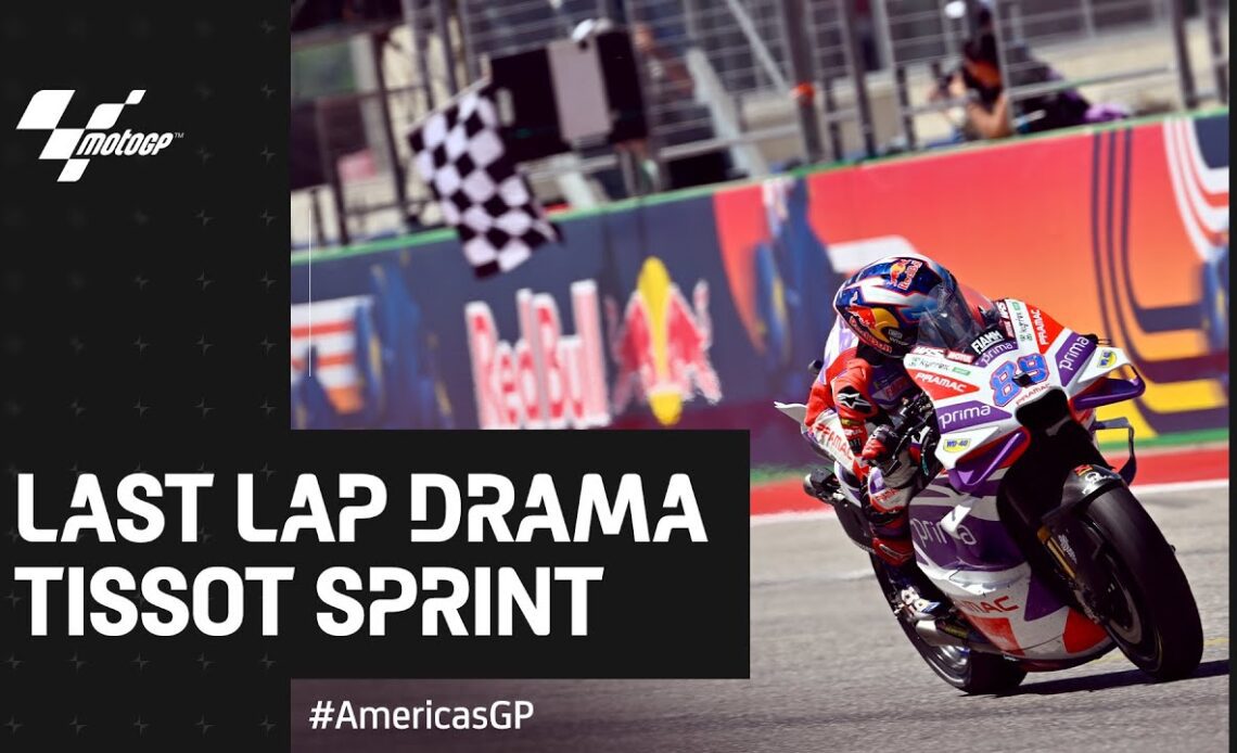 Last lap drama in the #TissotSprint! ⚔️ | 2023 #AmericasGP 🇺🇸