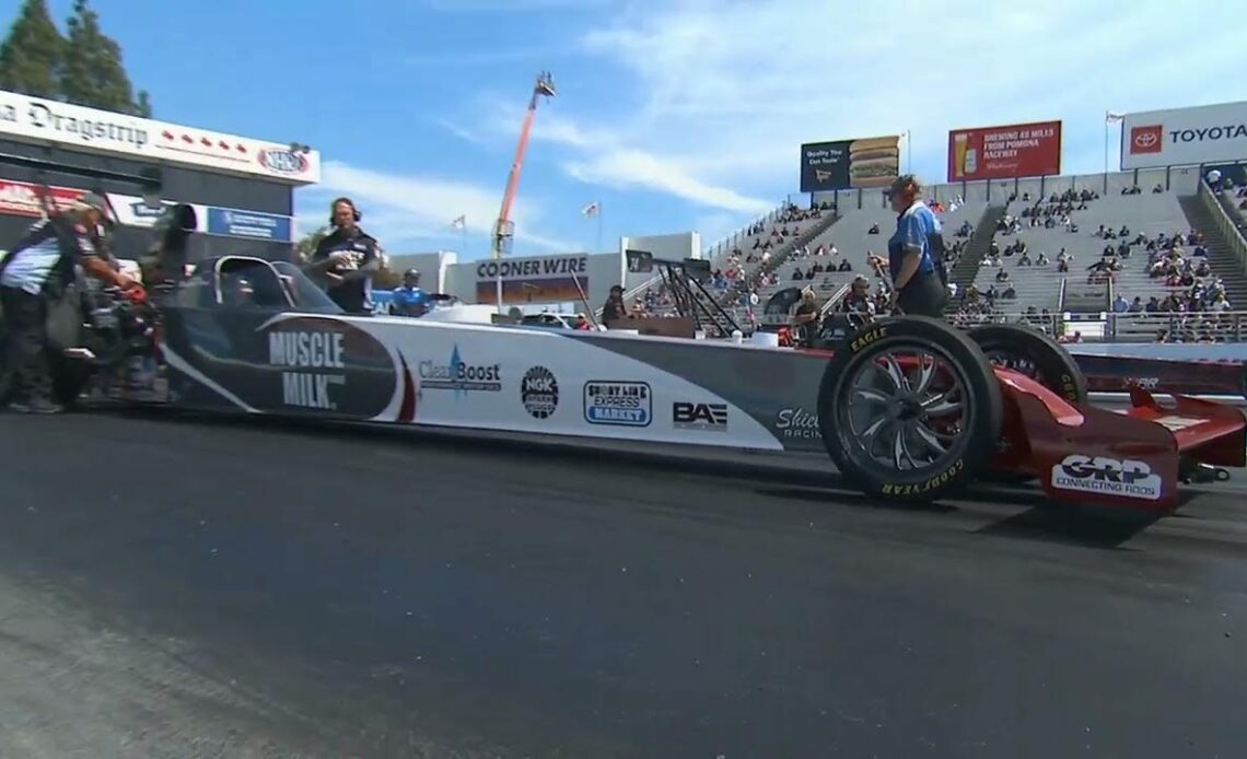 Madison Payne, Ron Anderson, Top Alcohol Dragster Qualifying Rnd 1, Lucas Oil Winter Nationals, In N