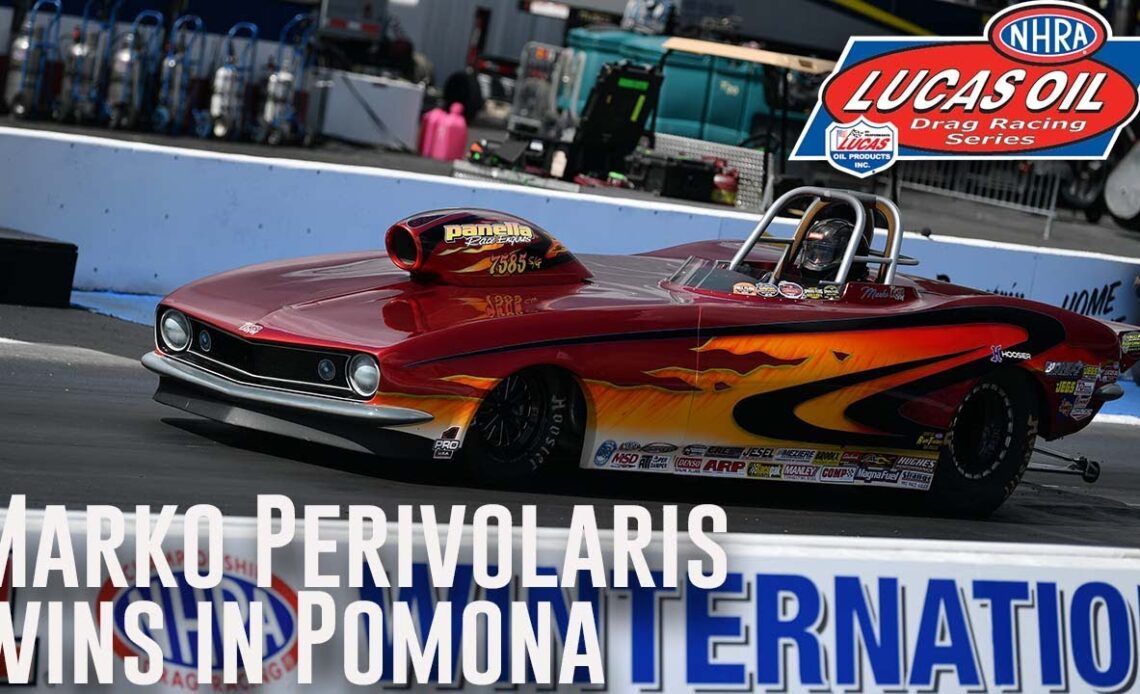 Marko Perivolaris wins Super Gas at Lucas Oil NHRA Winternationals