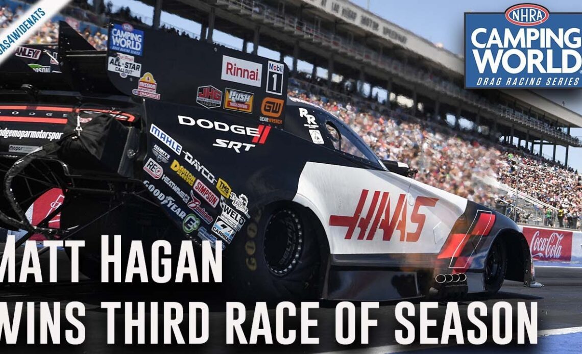 Matt Hagan wins his third race of season in Las Vegas